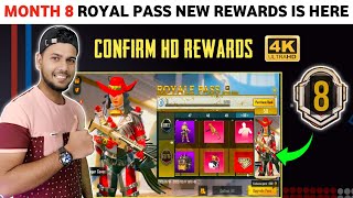 🔥 M8 Royal Pass 1 TO 50 RP Rewards M8 Royal Pass Leaks  M8 Royal Pass Pubg Mobile [upl. by Edra]