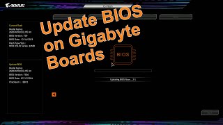 Update BIOS on Gigabyte Boards [upl. by Ellatsirhc]