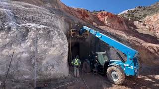 ARES Strategic Mining  portal construction and shotcrete installation at the Lost Sheep Mine [upl. by Adnilahs]