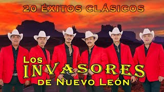 Los Invasores de Nuevo León  20 Éxitos Clásicos  Puros Corridos Viejitos Norteños [upl. by Pengelly795]