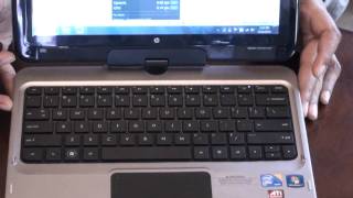 HP TouchSmart tm2 Tablet PC Hardware Overview Review [upl. by Arodasi]