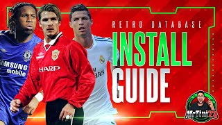 Football Manager Retro Database Install Guide FM24 [upl. by Lynch]