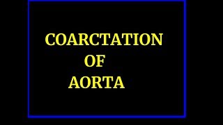 Coarctation of aorta [upl. by Avalsorim]