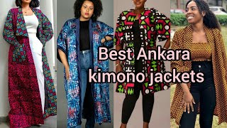 Best Ankara kimono jackets designs  Ankara kimono styles 2024  Ankara styles for ladies [upl. by Betsey]