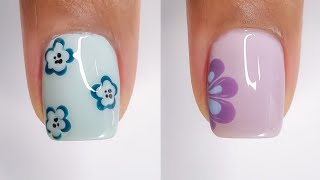 5 Unhas curtas decoradas com palito de dente simples e fácil [upl. by Brendon784]