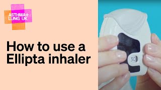 How to use a Ellipta inhaler [upl. by Yrelbmik269]