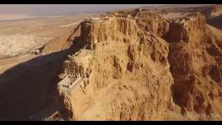 Amazing Aerial View of Masada in 4k  Drone Cinematography by Jeffrey Worthington [upl. by Ynnej599]