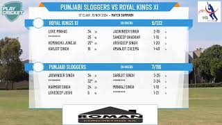 Punjabi Sloggers v Royal Kings XI [upl. by Arabela656]