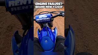 Engine Failure Brand New YZ250F [upl. by Iv]