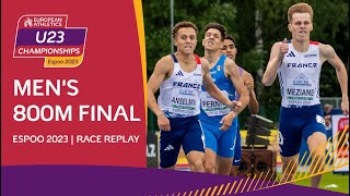 A FRENCH onetwo 🇫🇷 Mens 800m final  Espoo 2023 [upl. by Connor]