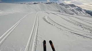 Serre chevalier freeride Itinairaire des Pisteurs [upl. by Aleacim418]