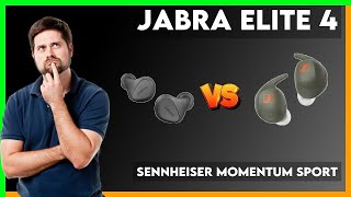 Jabra Elite 4 vs Sennheiser Momentum Sport Comparison [upl. by Aillicsirp]