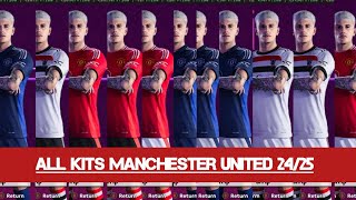 FULL KITS Manchester United 2425‼️⁉️ PES21 patch T99 sider only⁉️ Complitable All patch [upl. by Esteban]