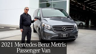 2021 MercedesBenz Metris Passenger Van Review  Walkaround [upl. by Llecrup724]