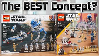 The Best LEGO Star Wars Clone Battle Packs 75280 vs 75372 [upl. by Hodge]