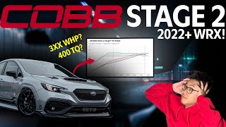 Cobb Stage 2 Power Gains 2022 VB WRX vs VA WRX and STI [upl. by Amyas]