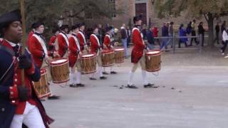 Colonial Williamsburg Fifes and Drums  The Adjutants Drummer W March through [upl. by Lytsirk]