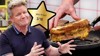 Gordon Ramsay Fails To Cook A Grilled Cheese SandwichAGAIN [upl. by Gewirtz]