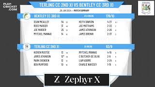 Terling CC 2nd XI v Bentley CC 3rd XI [upl. by Jacklyn84]