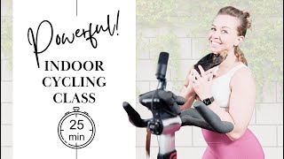 POWERFUL  25 Minute INDOOR CYCLING CLASS  DYNAMIC SPIN CLASS [upl. by Bleier]