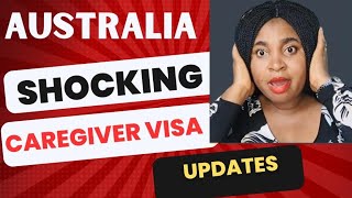 AUSTRALIA CAREGIVER VISA AGECARE VISA LATEST UPDATE The truth you dont want to hear [upl. by Enawd311]