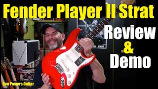 Fender Player II Stratocaster  Review amp Demo  Coral Red [upl. by Lien]