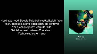 El Grande TotoAilleursFeat Lefa official Lyrics parolesكلمات [upl. by Zosi]