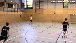 Balonmano entrenamiento de pase de lateral a extremo [upl. by Burd]