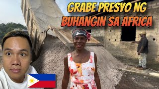 START NA NG PAG GAWA NG TINDAHAN NI CELSAGRABE PRESYO NG BUHANGIN SA AFRICA [upl. by Annayt]