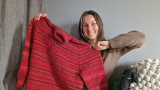 😅 errores en colorwork unpacking vestido  Vlog de tejido  Ele Teje [upl. by Lielos516]