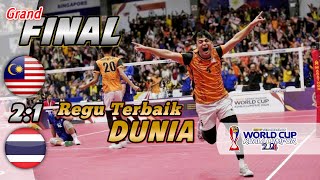 FINAL Regu Terbaik 01 MALAYSIA 🇲🇾 Vs THAILAND 🇹🇭 ISTAF World Cup 2024 [upl. by Ynohtna]