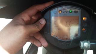 how to set rev limiterRPM indicatorgear shift indicator light on ktm rc or duke 125200390 [upl. by Anier]