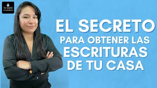 Aprende cómo sacar tus escrituras ¡FÁCIL Y RÁPIDO [upl. by Suinotna]