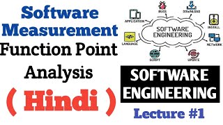 Software measurement and Function Point Analysis in Hindi  Software Engineering Lectures [upl. by Ecart]