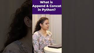 What is Append amp Concat Method  Python Interview Question  shorts kiransir [upl. by Atnuahc531]