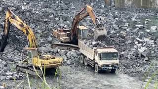 The Process of Quarrying and Producing Construction Stone  Quá Trinh Khai Thác Và Sản Xuất Đá [upl. by Icats]