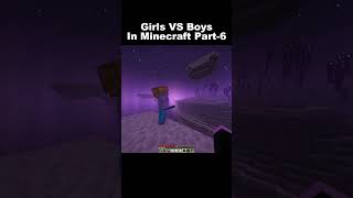 Girls VS Boys in Minecraft Part6 indiangamer hindigameplay minecraftfunny funny noob pro [upl. by Blancha]