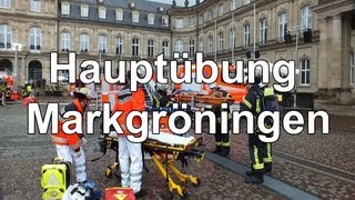 17072013 Hauptübung der Feuerwehr  Markgröningen [upl. by Parrisch805]