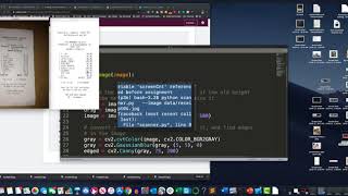 receipt scanner using python and opencv [upl. by Anaitat166]