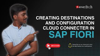 Creating Destinations and Configuration Cloud Connecter in SAP Fiori [upl. by Sirej]