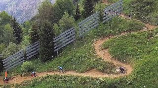 Megavalanche 2017 Chased by a Drone Battle at the front and the whole train behind [upl. by Ahker]