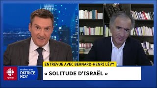 BernardHenri Lévy  Radio Canada  Guerre IsraëlHamas amp Solitude dIsraël 1 novembre 2024 [upl. by Fernandina]