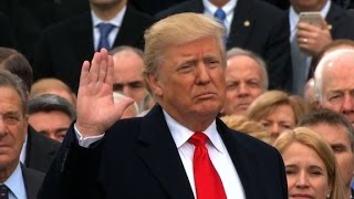 Donald Trump sworn in as 45th US President [upl. by Claudian383]