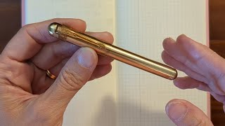 Kaweco Liliput Brass Fountain Pen [upl. by Aneda]