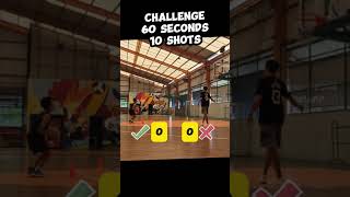 CHALLENGE 60seconds 10shots hobas basketball challenge [upl. by Marion]