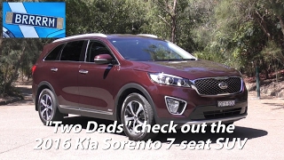 2016 KIA Sorento 7seat SUV quotTwo Dadsquot Review  BRRRRM Australia [upl. by Nylhtak911]