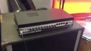 Gallien Krueger Backline 600 Demo [upl. by Scherman]