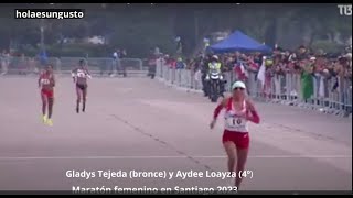 Resumen del maratón femenino Santiago 2023 [upl. by Lanahtan546]