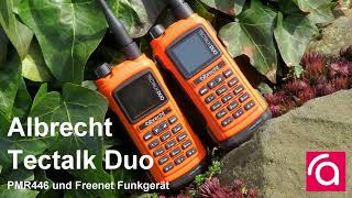 Albrecht Tectalk Duo  PMR446 Funkgerät  Funk  WalkieTalkie  Kitzrettung  Rehkitzrettung [upl. by Larissa]