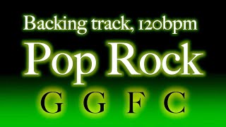 Pop Rock backing track G major 120bpm Play along amp have fun [upl. by Gaither]